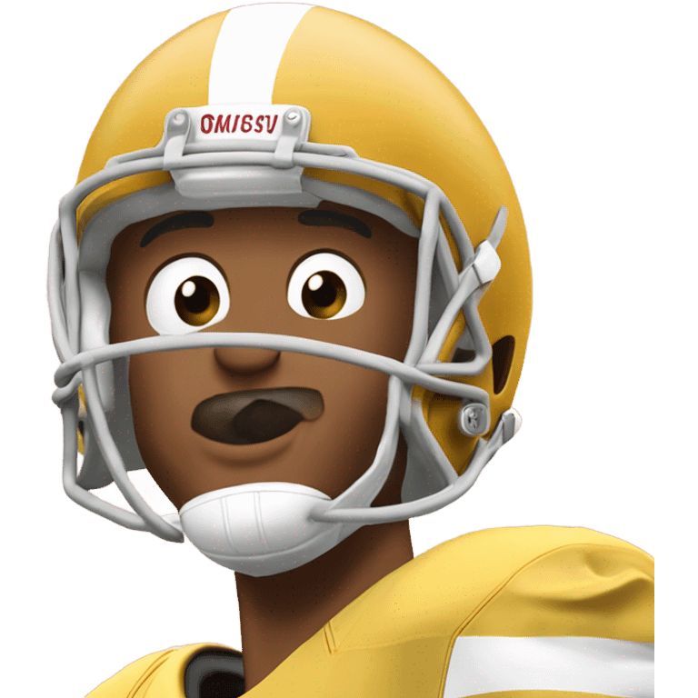 jalen hurts wearing a cheese head  emoji