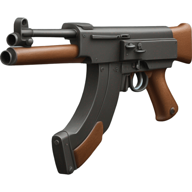 Thompson M1921 Submachine Gun horizontal  emoji