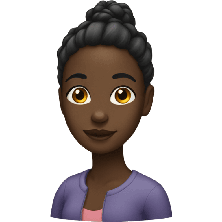 Black girl emoji