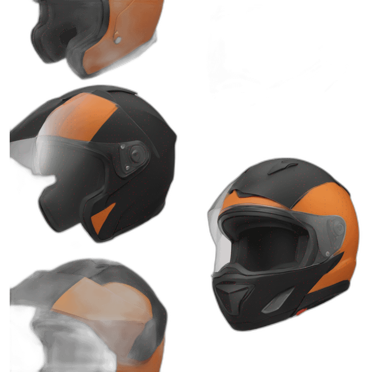 Motorcycle helmet emoji