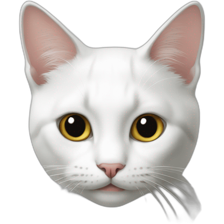 Cat White emoji