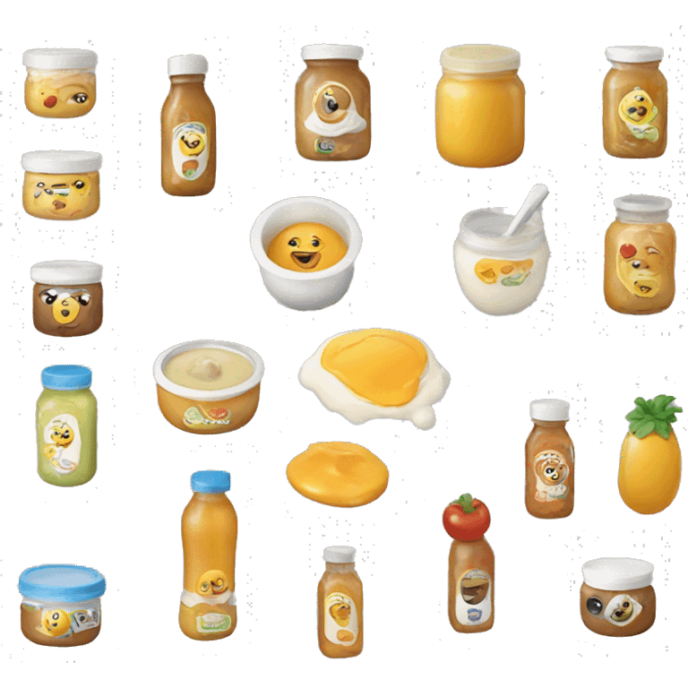 Baby food emoji