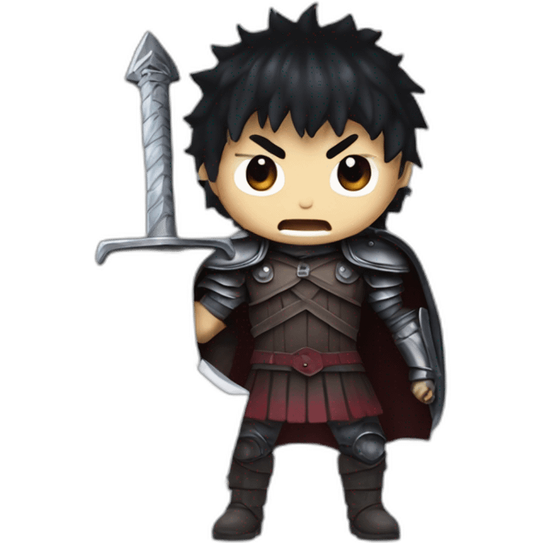 angry berserk guts with large claymore without guard emoji