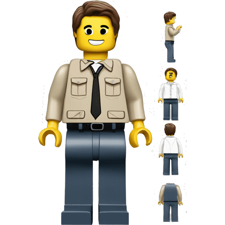 TOM CRUISE lego full body emoji