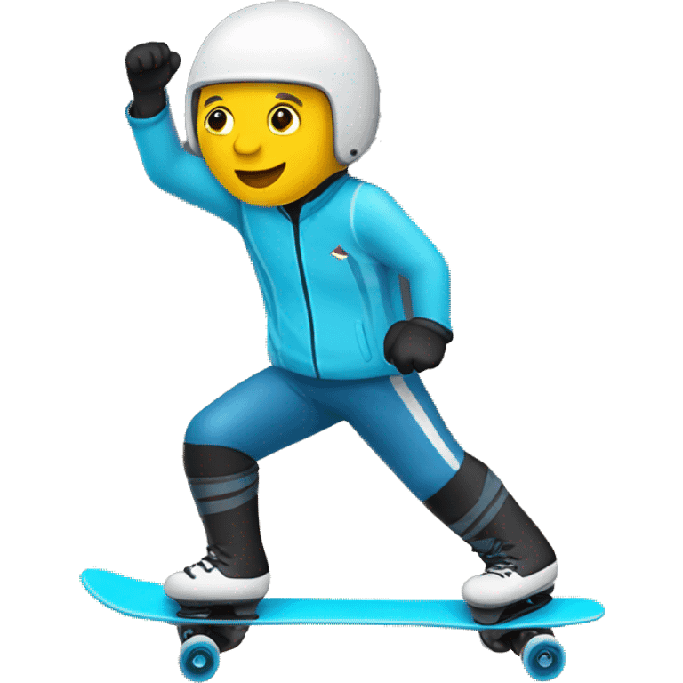 Delfín en patineta emoji