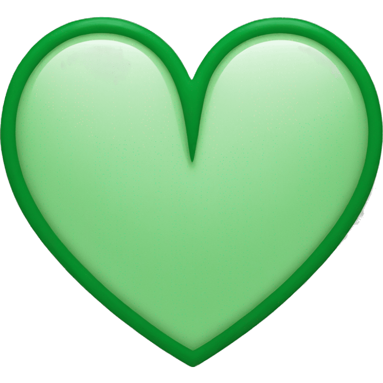 Seagram green heart emoji