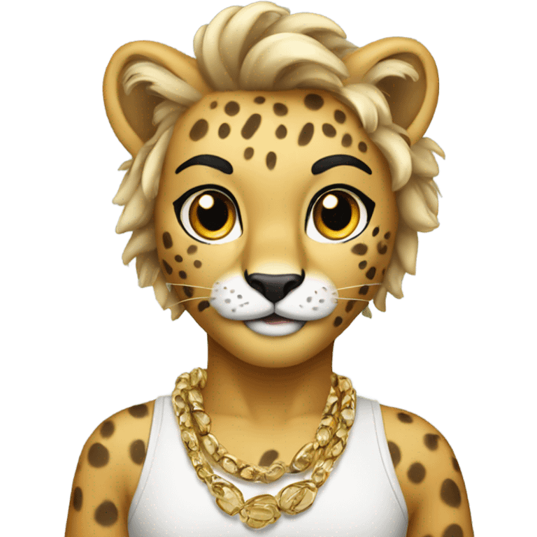 Glamour ghepard emoji