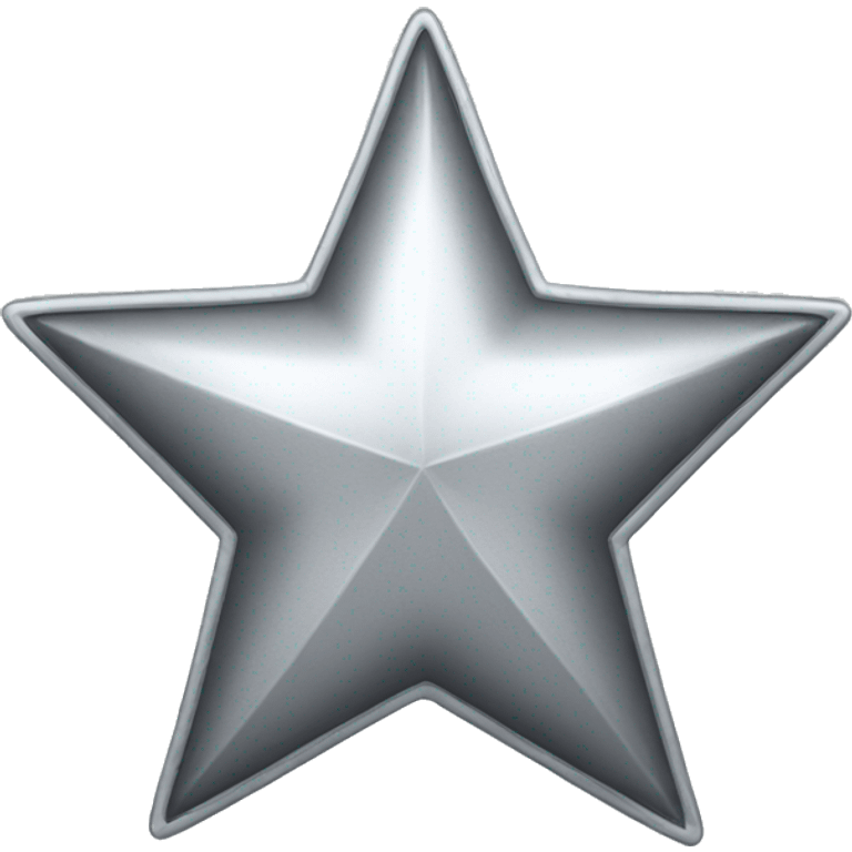 Silver star  emoji