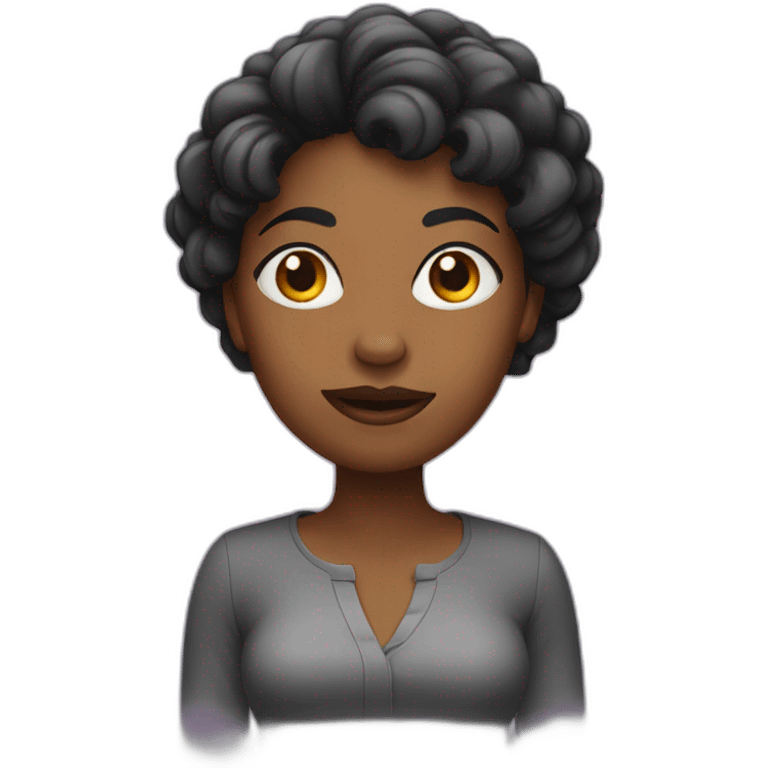 Sassy black woman emoji