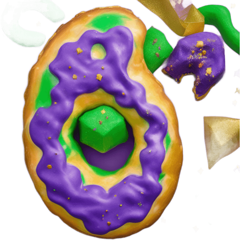 king cake emoji