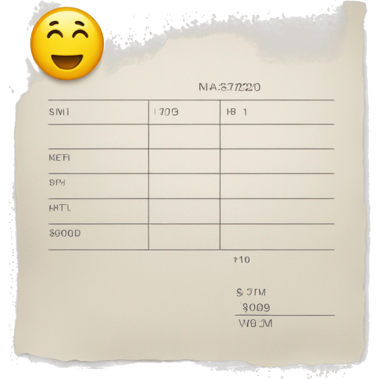 invoice emoji