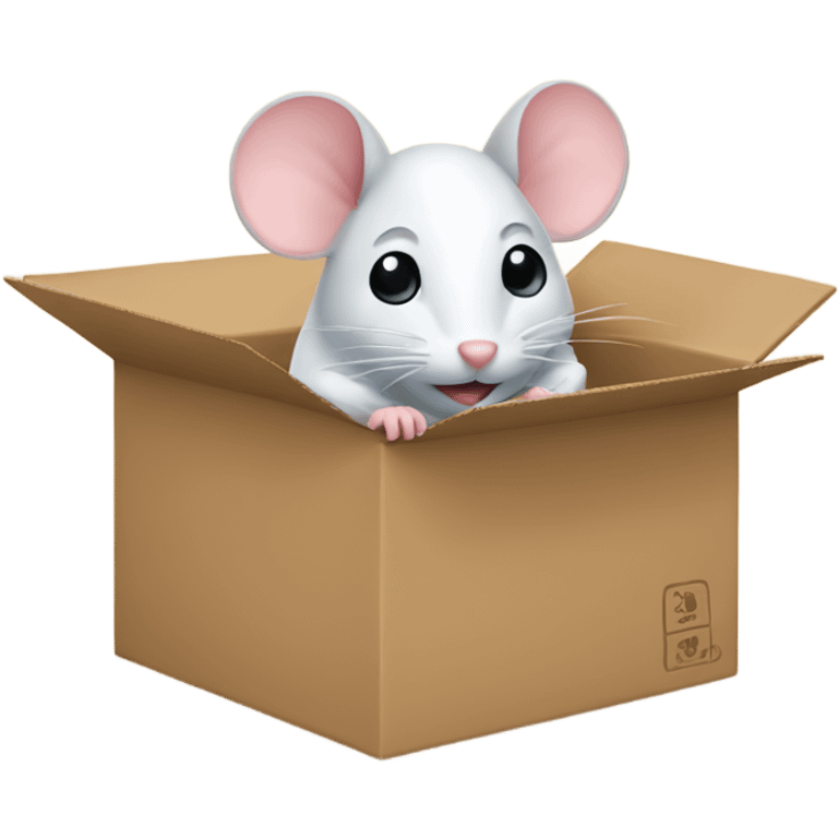 Mouse in a box emoji