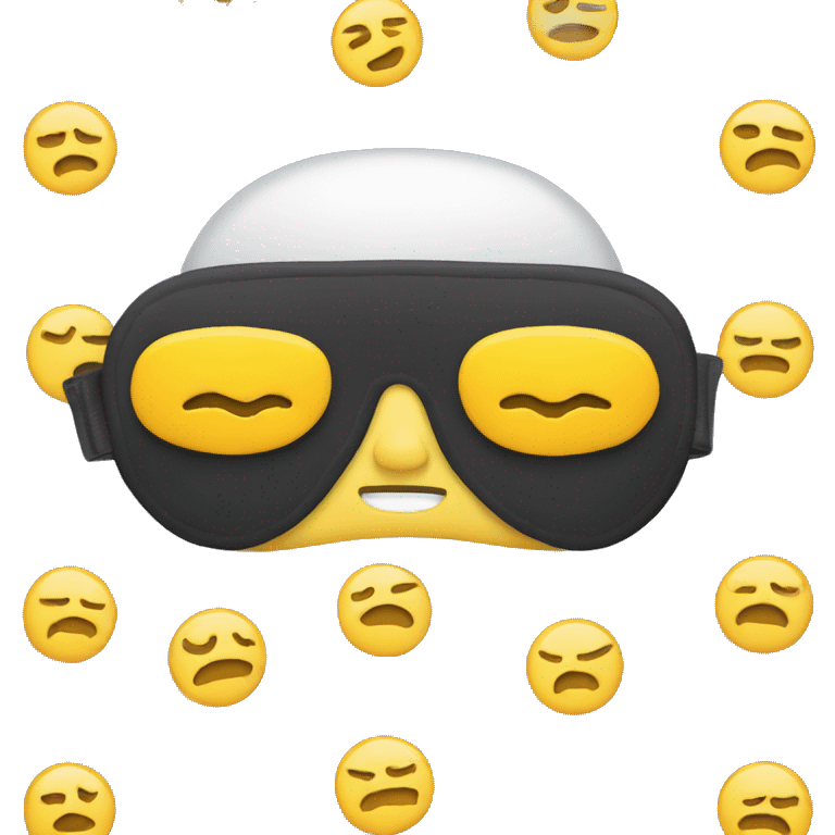 sleep mask emoji