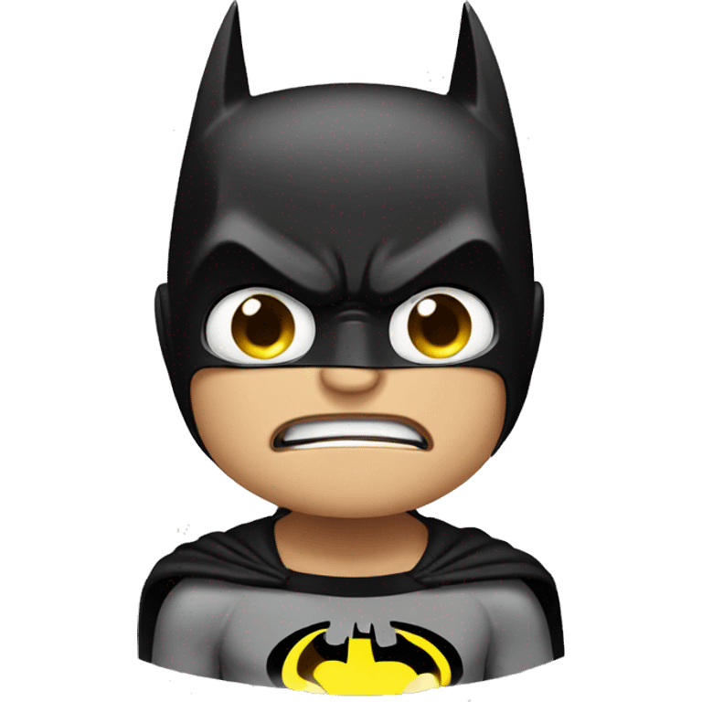 Crying batman emoji