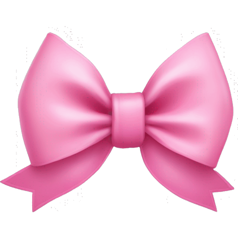 Cute pink coquette bow emoji