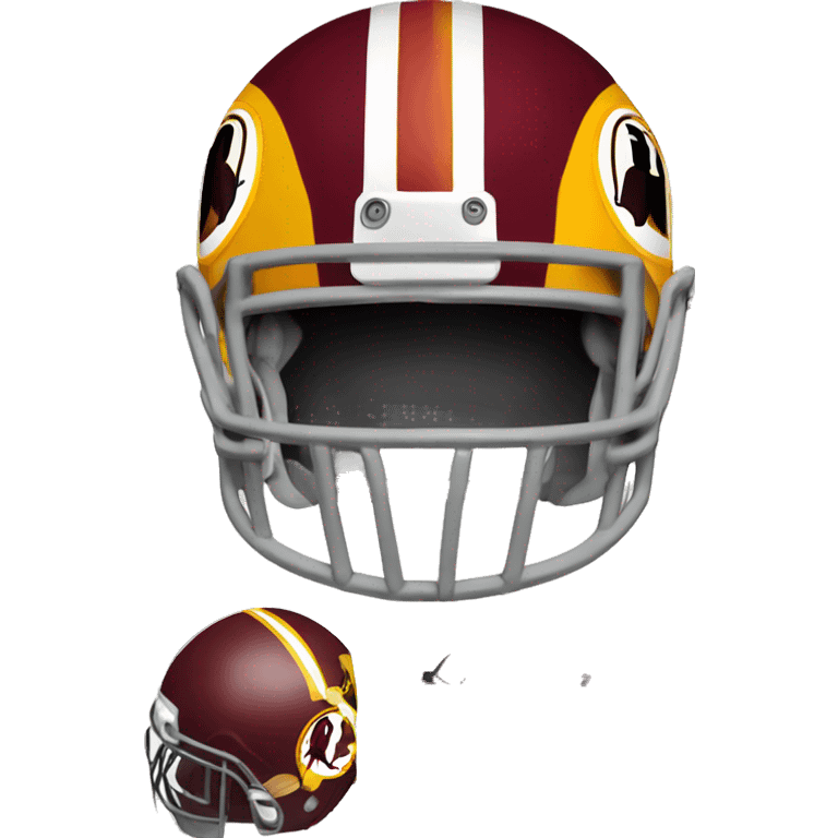 Redskins football helmet Washington DC emoji