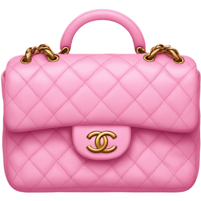 Pink Chanel bag emoji