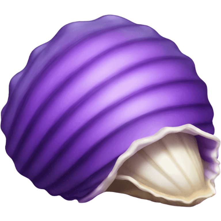 purple shell emoji