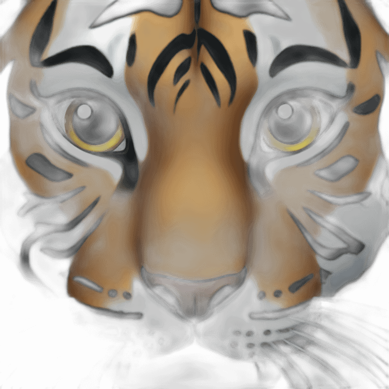 BLACK Tiger emoji