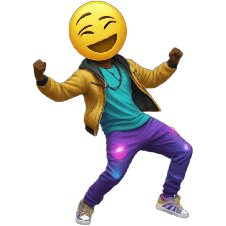 raver dancing emoji