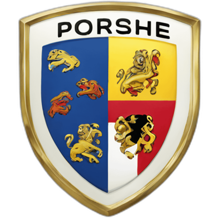 Porsche badge emoji