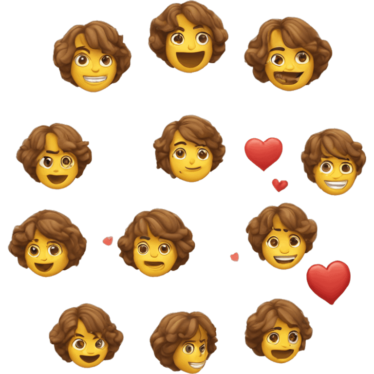 Chat qui tien un Coeur ou y’a  écris c emoji