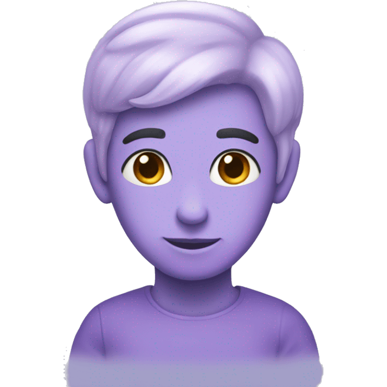 pastel purple hert emoji emoji