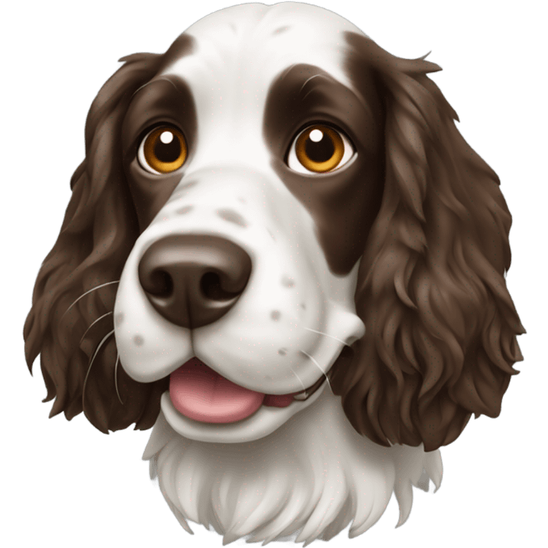 Springer spaniel dog emoji