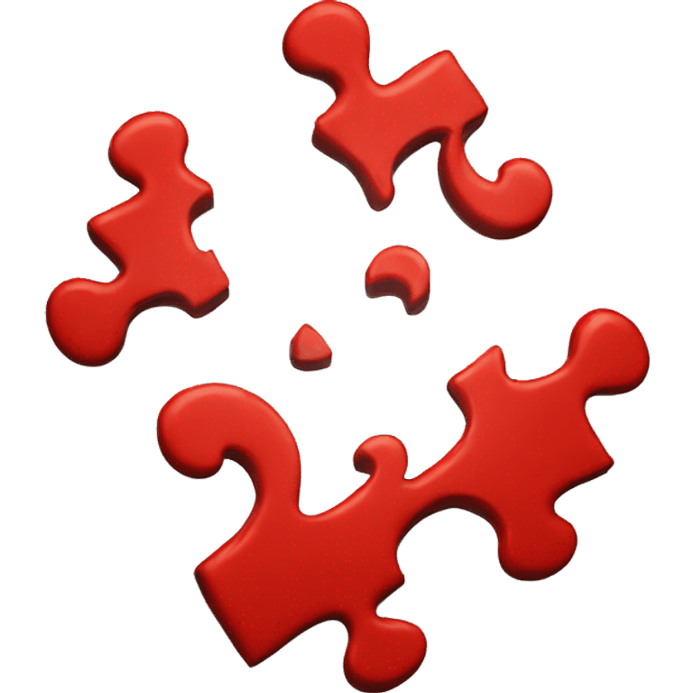 Red puzzle piece emoji