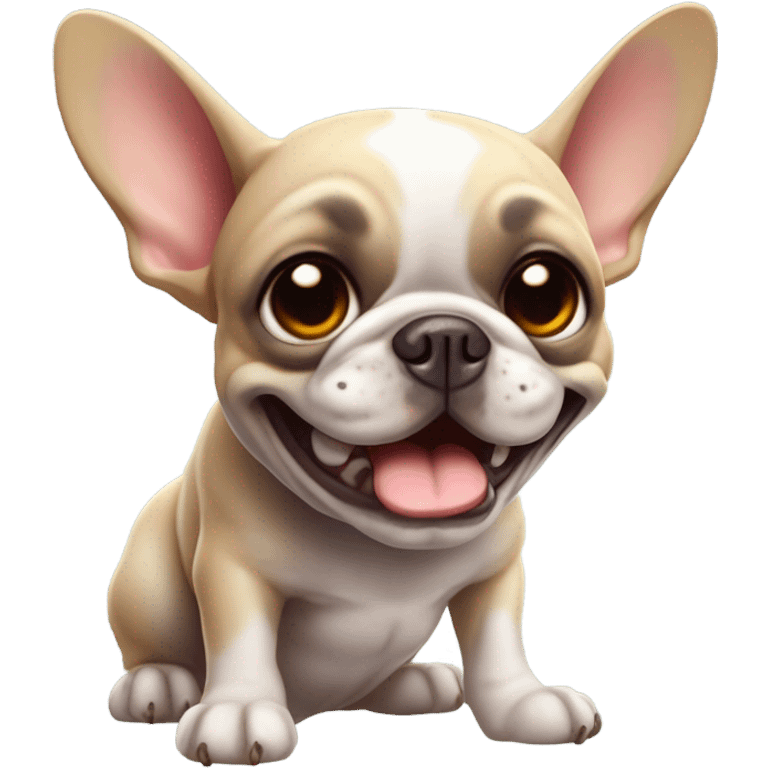 French bulldog emoji