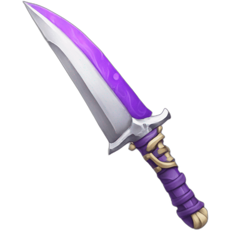 3d skeleton purple fire espada emoji