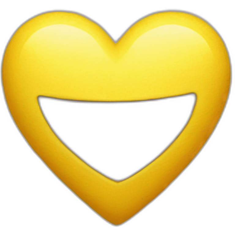 yellow heart emoji