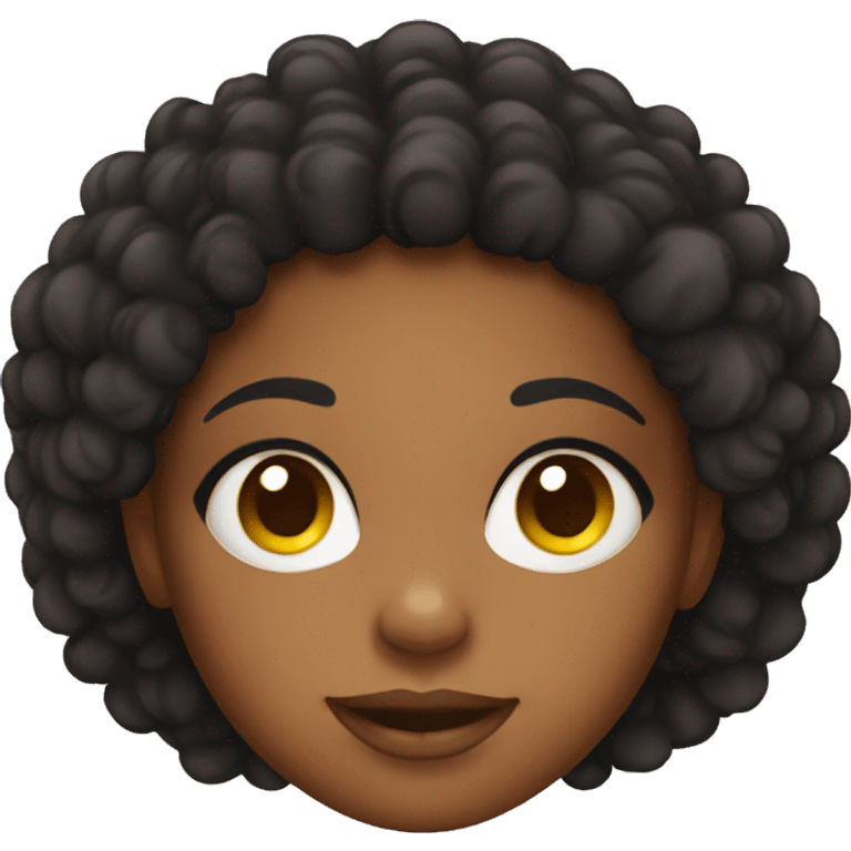 afro brazilian girl emoji