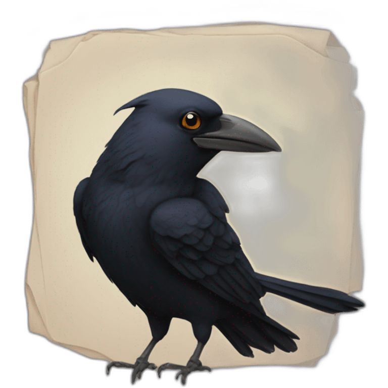 corbeau emoji