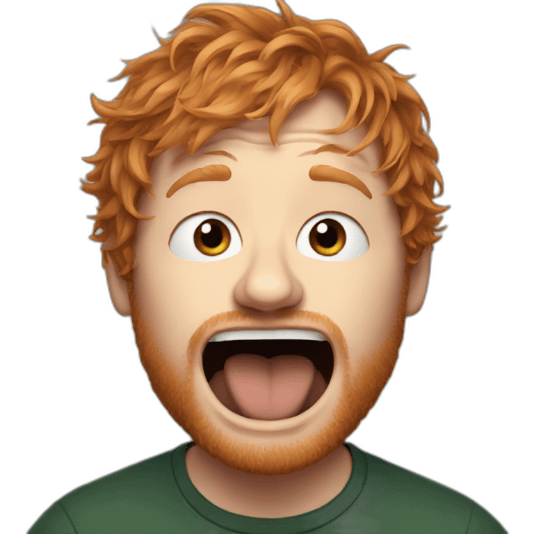 ed sheeran shocked emoji