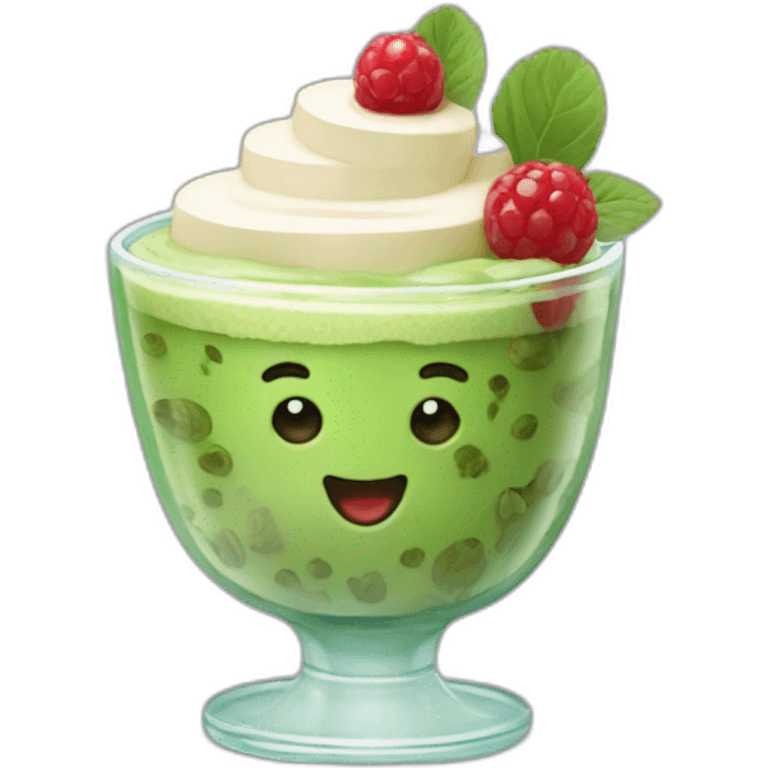 maccha-parfait emoji