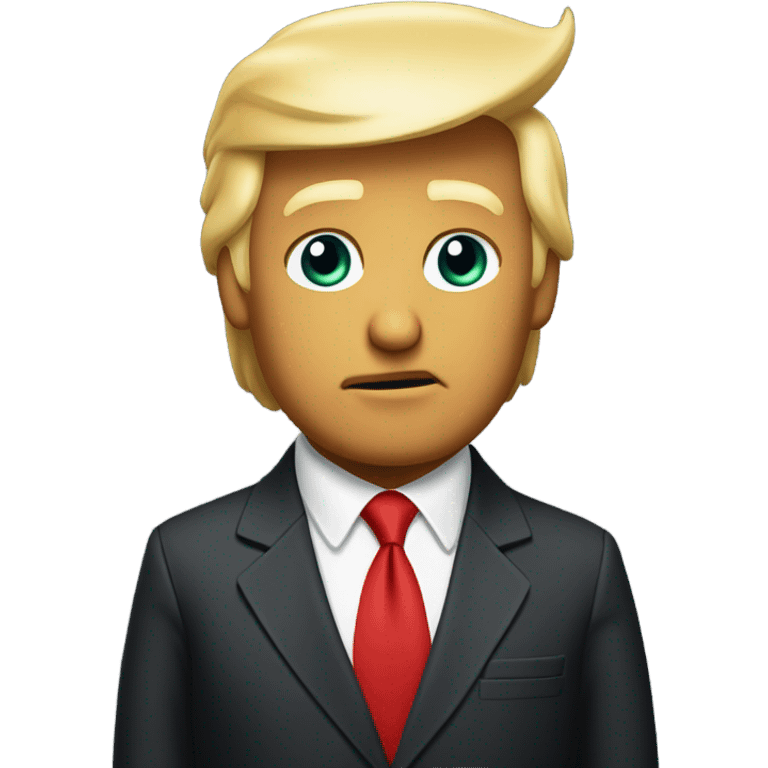 Donald trump leading us to success emoji