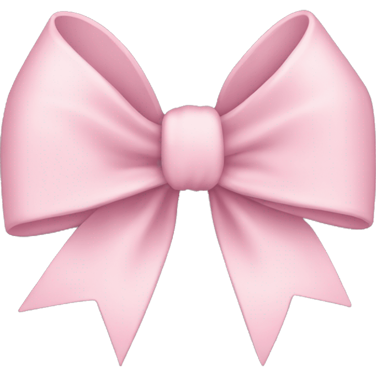 light pink bow emoji