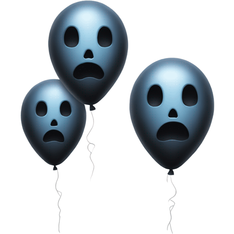 Spooky balloons emoji