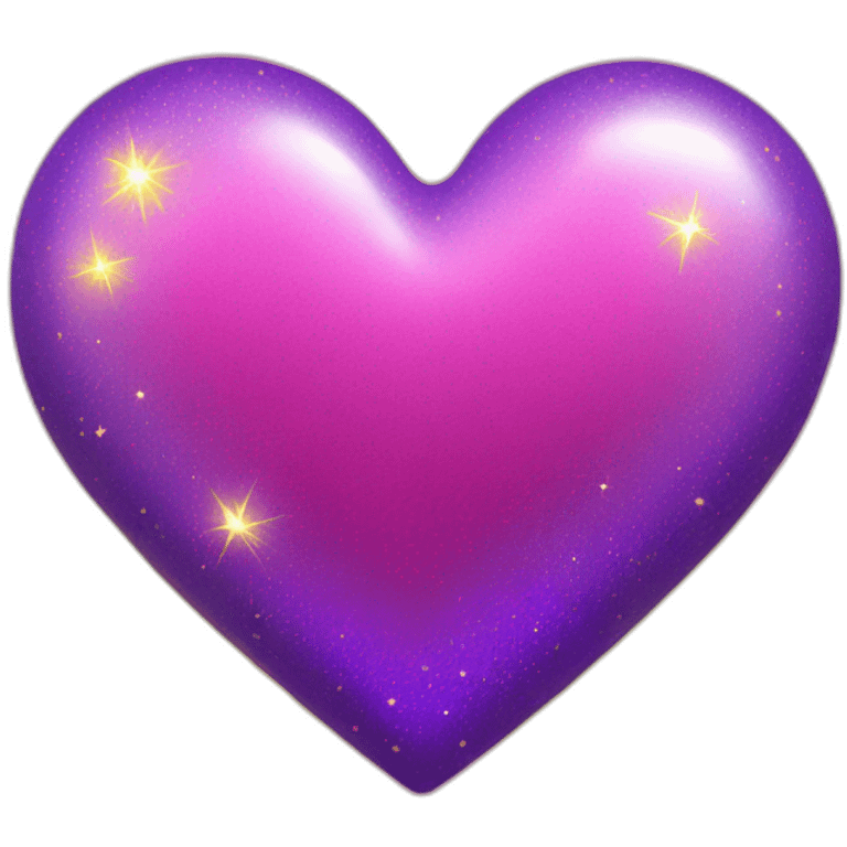 pink-and-purple-heart-with-yellow-sparkles emoji