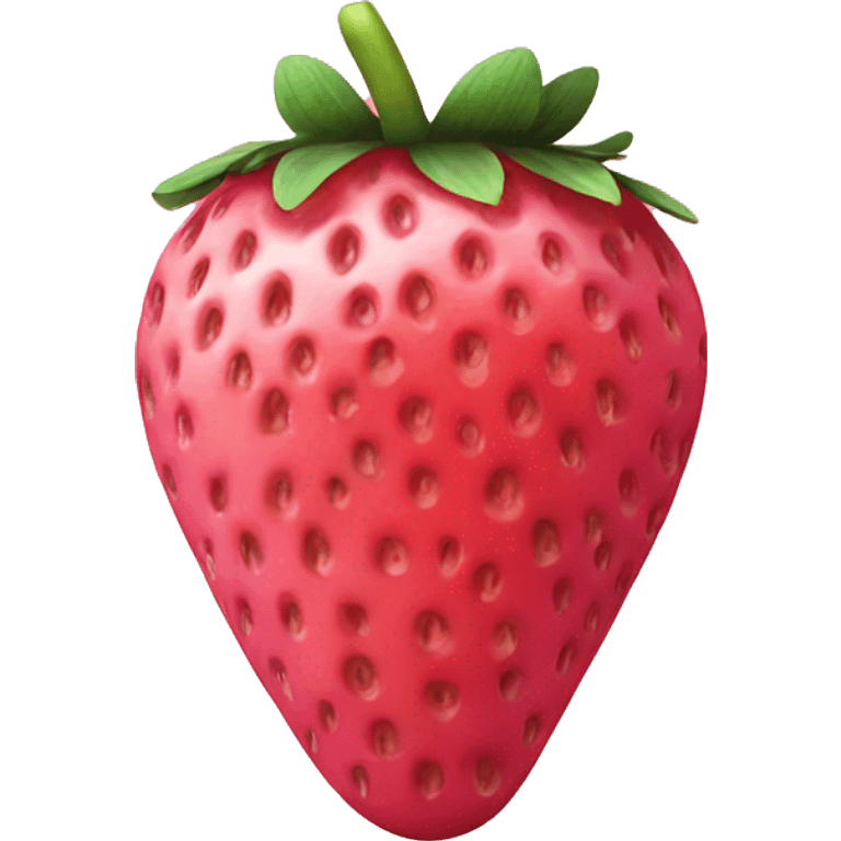 Pink strawberry  emoji