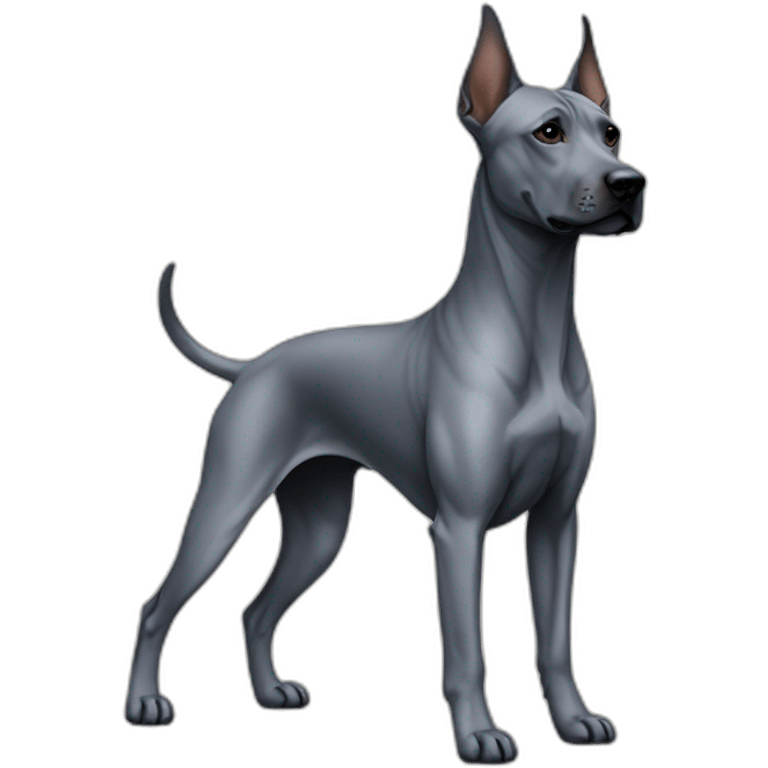 Dog Thai Ridgeback Full-height emoji