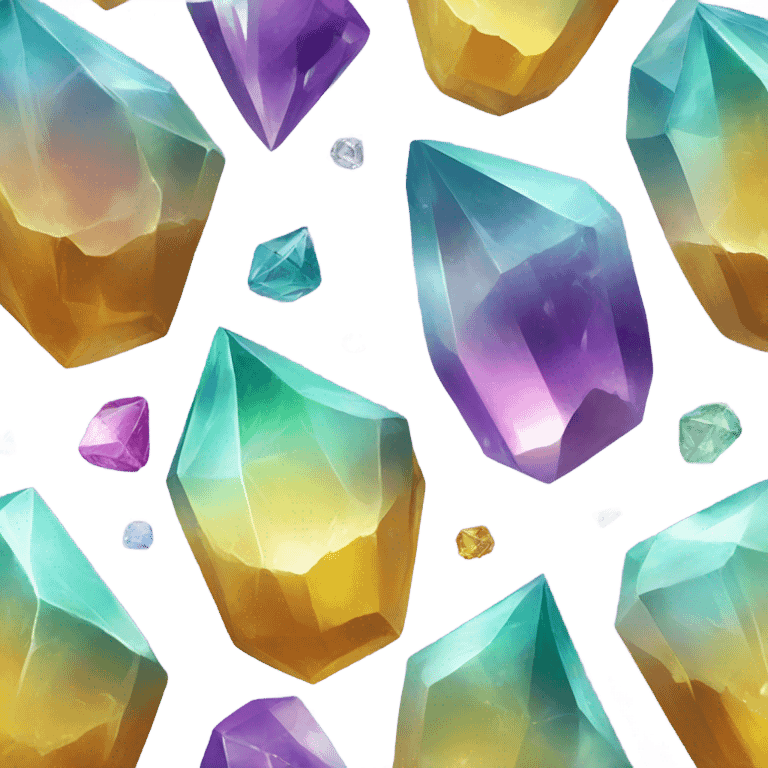 Crystals in a small zip bag emoji