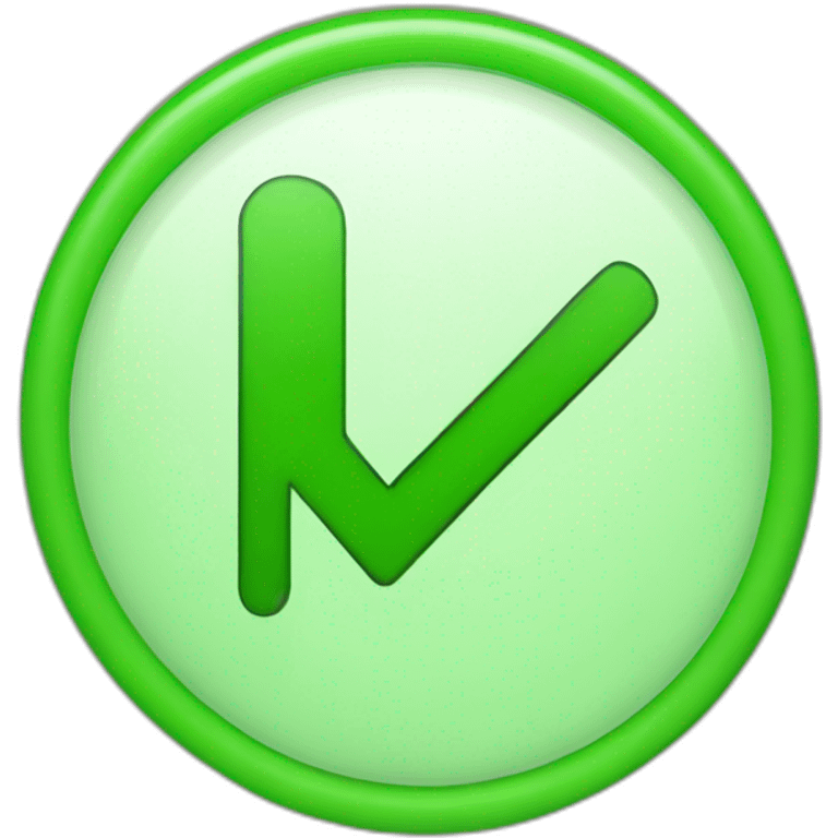 green tick emoji