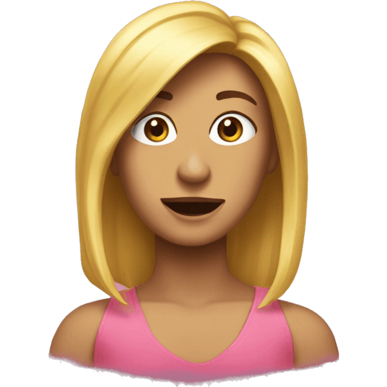 Rosegoldenes Netflixzeichen emoji