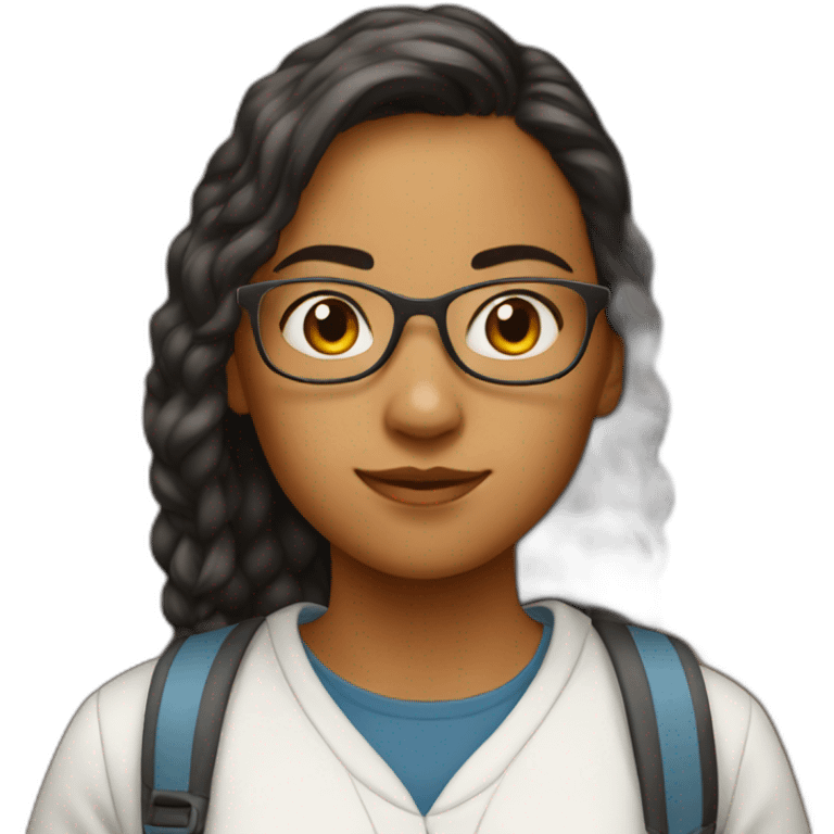 a girl who studies in Harvard University  emoji