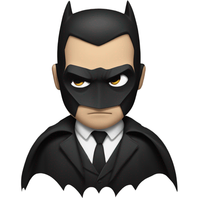 Batman smoking cigarette emoji