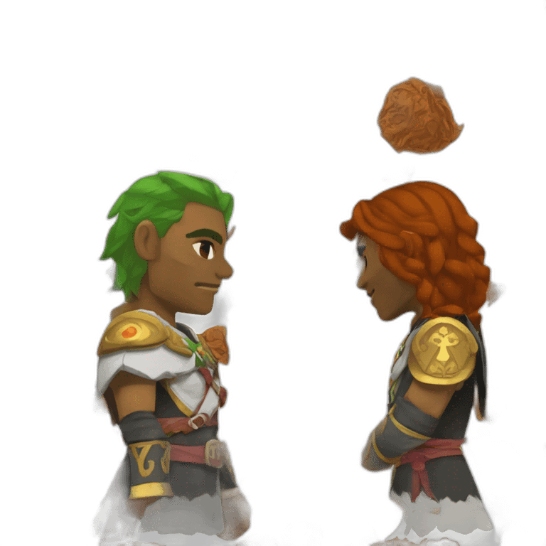 Zelda and ganondorf emoji