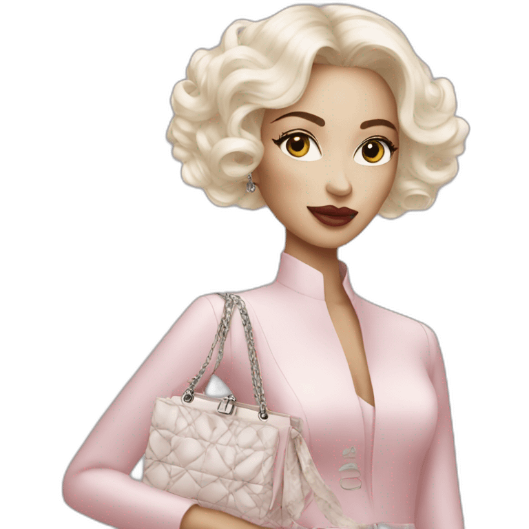 Women with dior  emoji