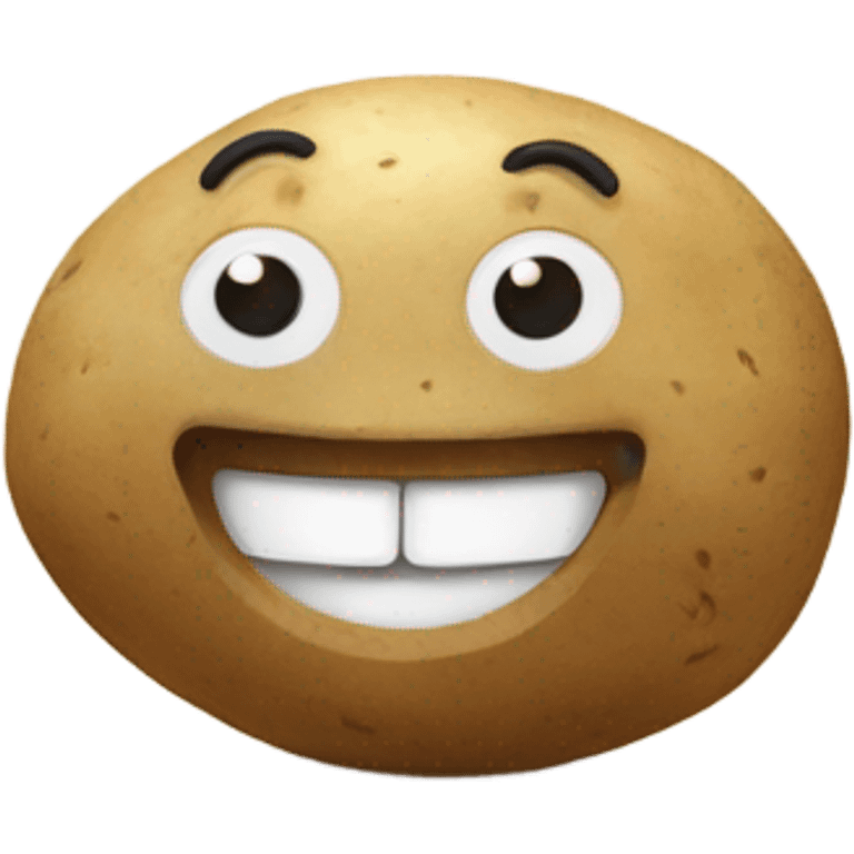 Cute potato emoji